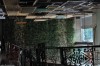 Potato Head Jakarta - mezzanine level- looking towards wall of plants