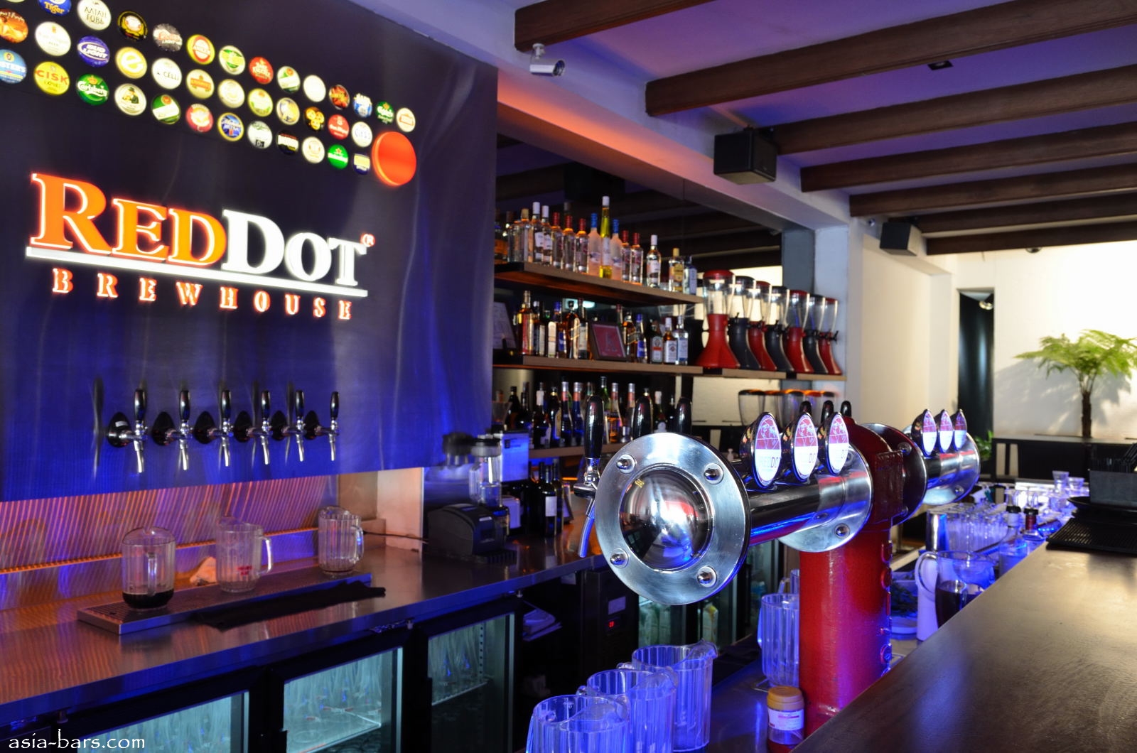 RedDot Brewhouse Boat Quay fresh microbrewery beer & great food on