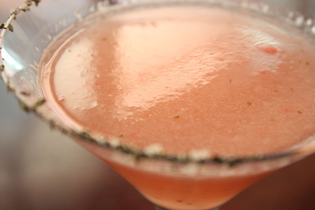 sakura berry cocktail