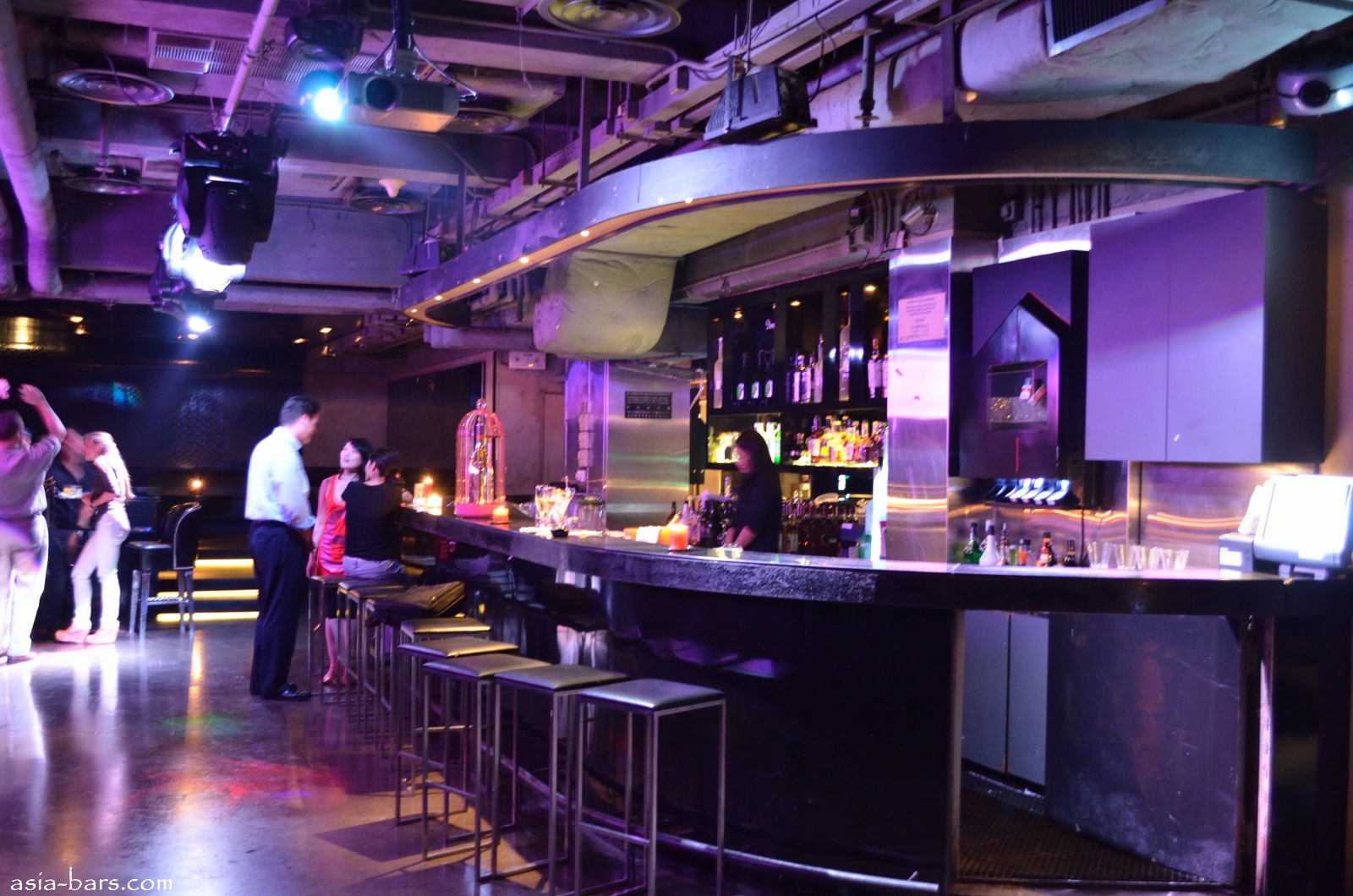 Volar Sleek Hip Hong Kong Nightclub, Nightclub Bar Stools