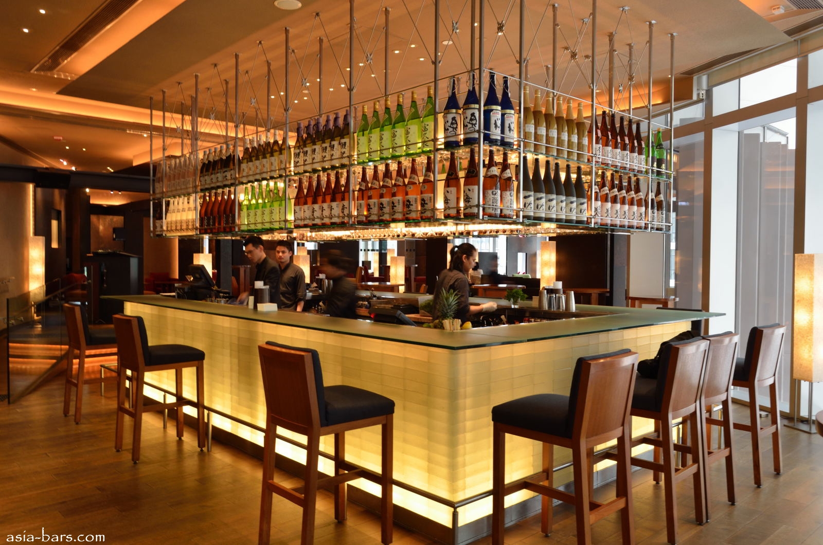 ZUMA HONG KONG restaurant  and lounge bar  featuring 