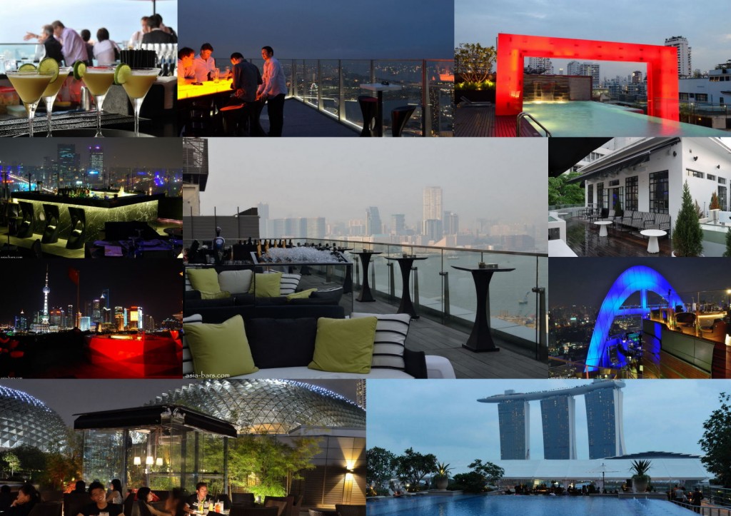 Rooftop bars in Asia- October 2011