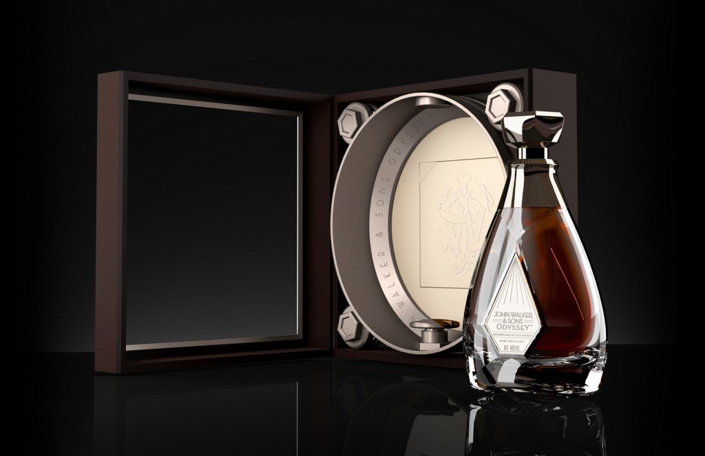 John Walker & Sons Odyssey Bottle and Casing