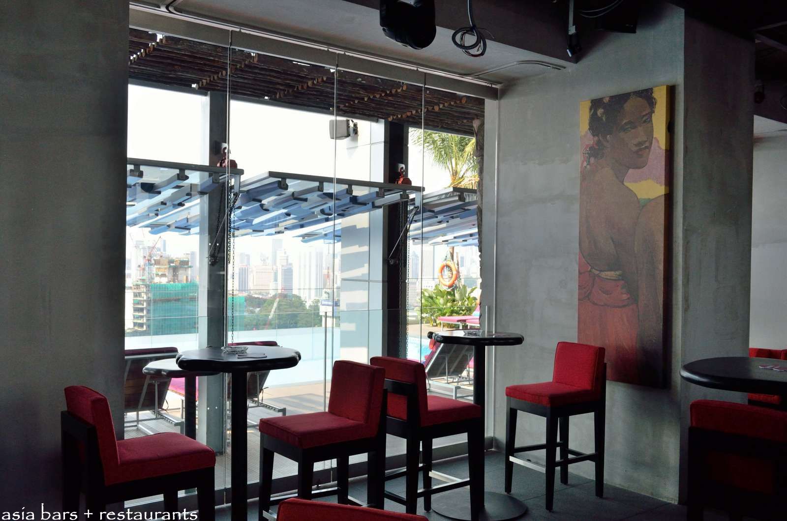 Mai Bar Tikithemed rooftop bar at Aloft Kuala Lumpur Sentral Asia