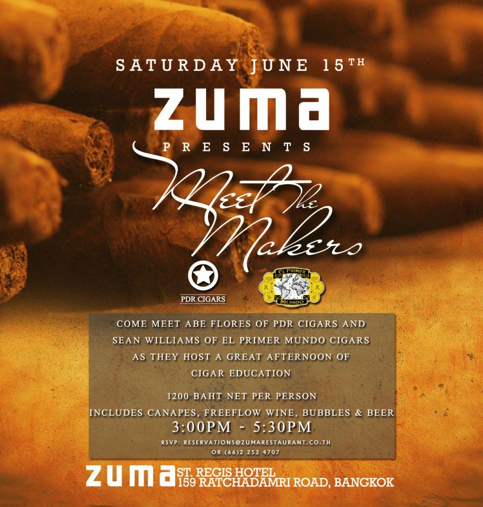 zuma bangkok pdr cigar
