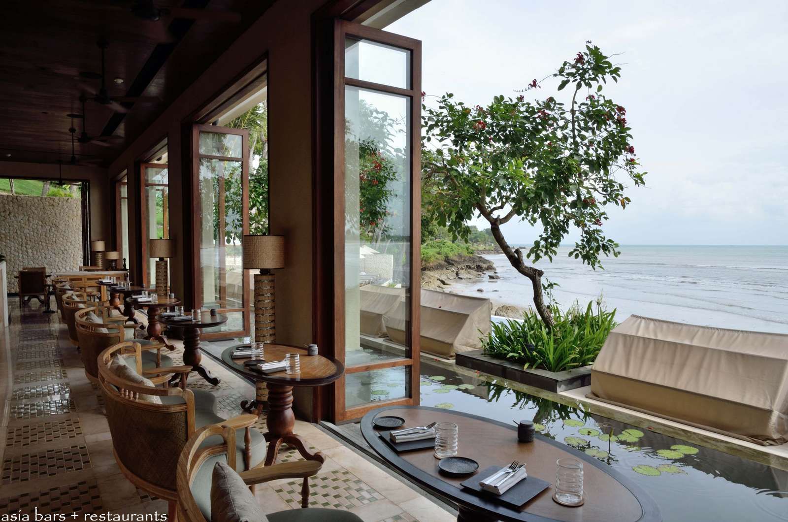 Sundara- beachfront restaurant at Four Seasons Resort- Jimbaran Bay