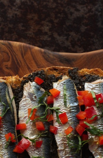 charlie grilled sardines