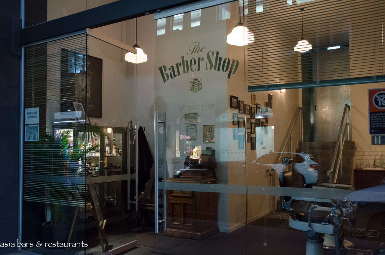 The Barber Shop  cocktail bar barbershop  Sydney 