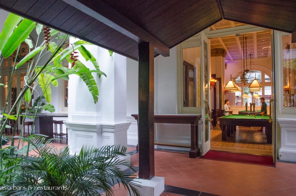 Raffles Bar & Billiard Room historic bar at Raffles Singapore Asia Bars & Restaurants