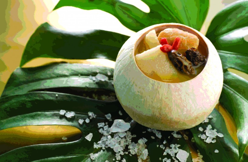 Canadian Morel Mushroom w Wild Bamboo Piths