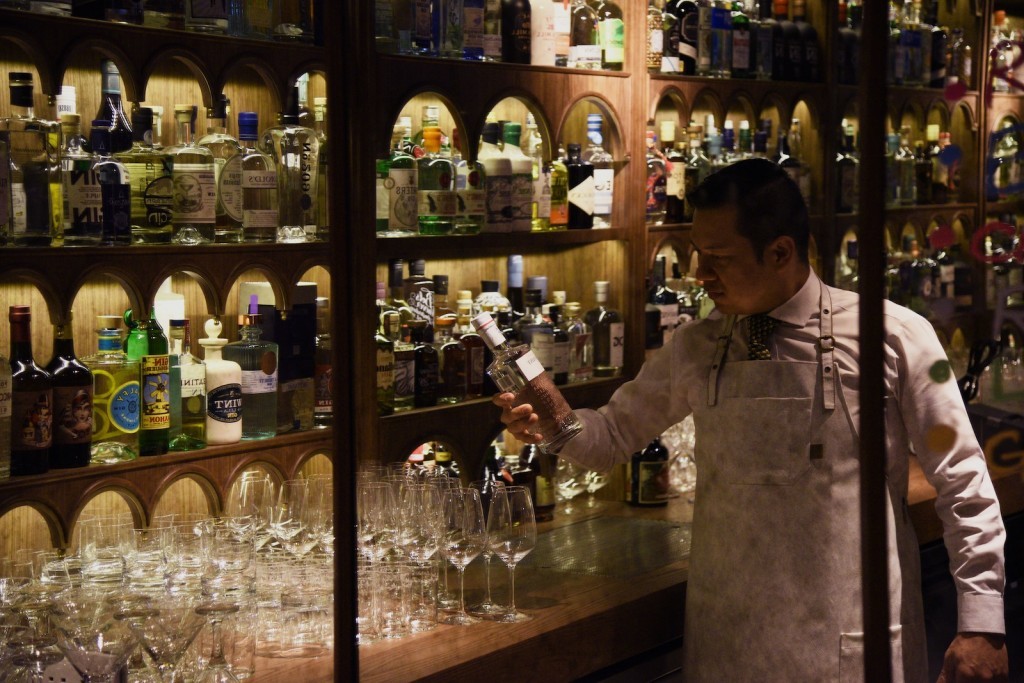 Dr Fern's Gin Parlour speakeasystyle gin bar in Hong Kong Asia