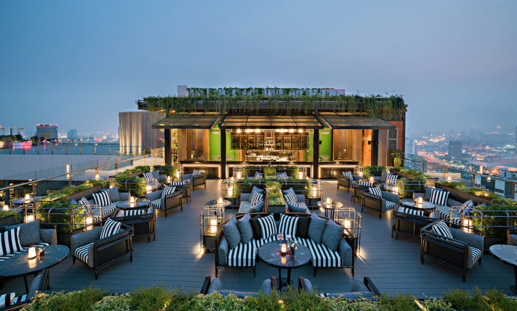 ABar Rooftop rooftop bar at Bangkok Marriott Marquis Queen's Park