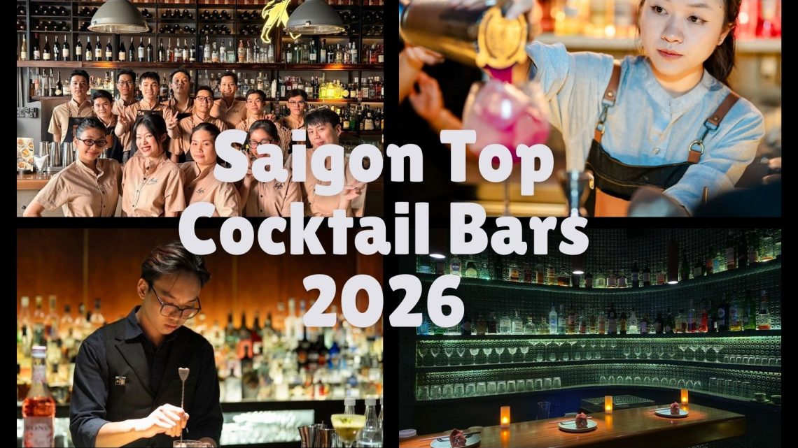 top rated cocktail bars in HCMC